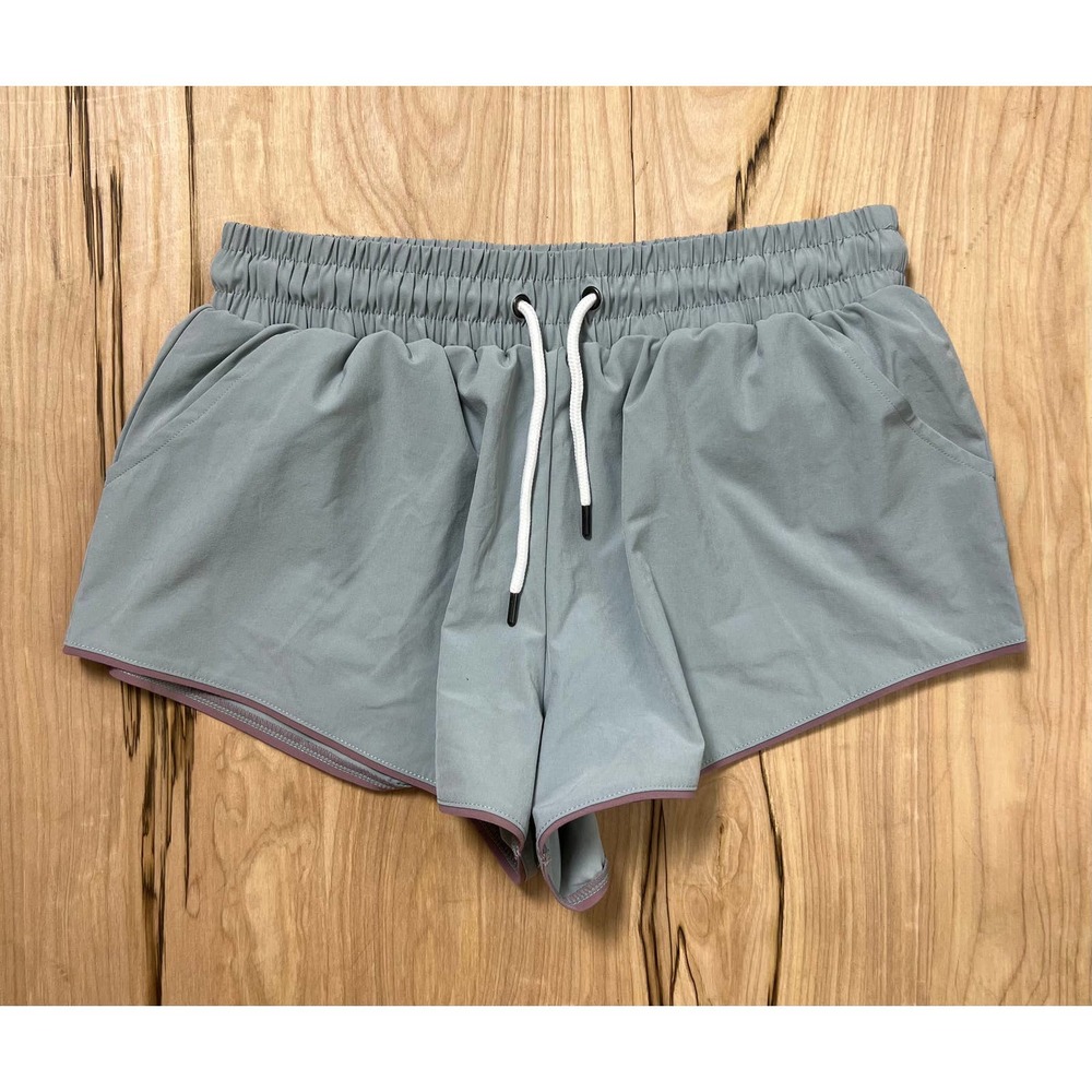 Nimble Activewear Women’s Lined Running Shorts Seafoam Size 8